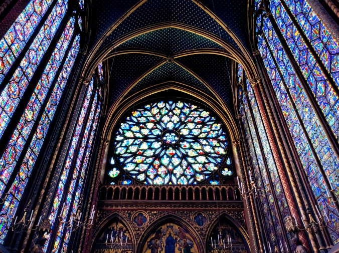 Sainte Chapelle Paris windows