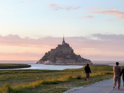Normandy Mont Saint Michel sunset